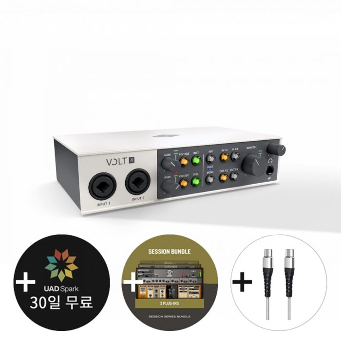 Universal Audio Volt4 유니버셜오디오 볼트 오디오인터페이스