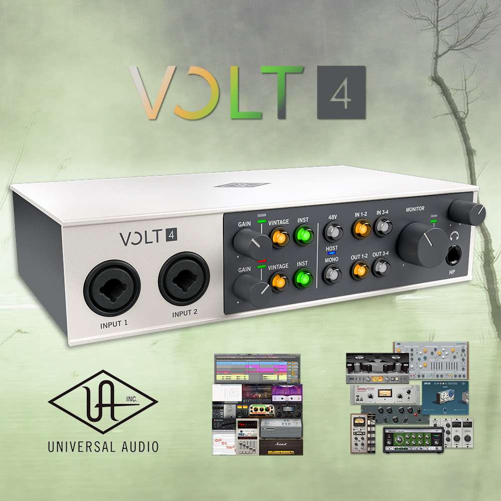 Universal Audio Volt4 유니버셜오디오 볼트 오디오인터페이스