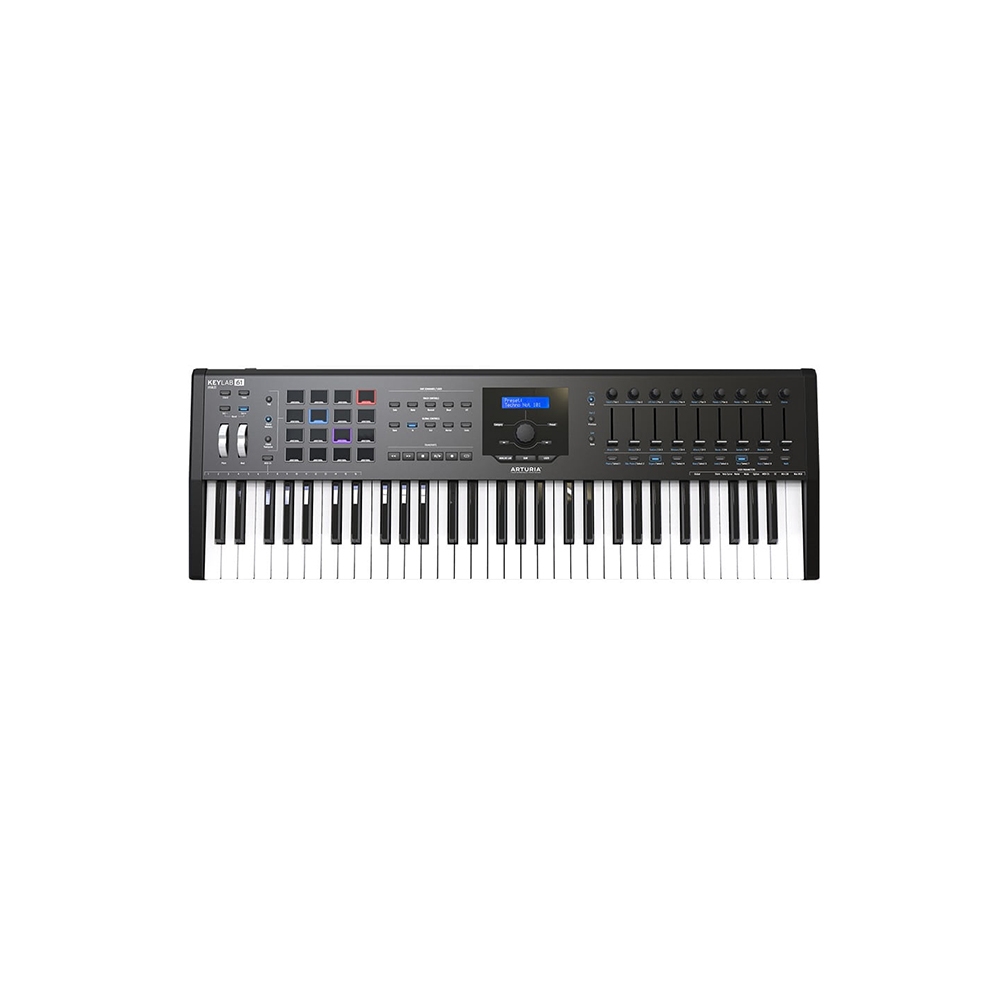 Arturia KeyLab 61 MKII 아투리아 고급형 마스터 키보드, 미디 컨트롤러 - Black