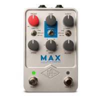 Universal Audio UAFX Max Preamp & Dual Compressor 유니버셜 오디오 듀얼 컴프레서 페달