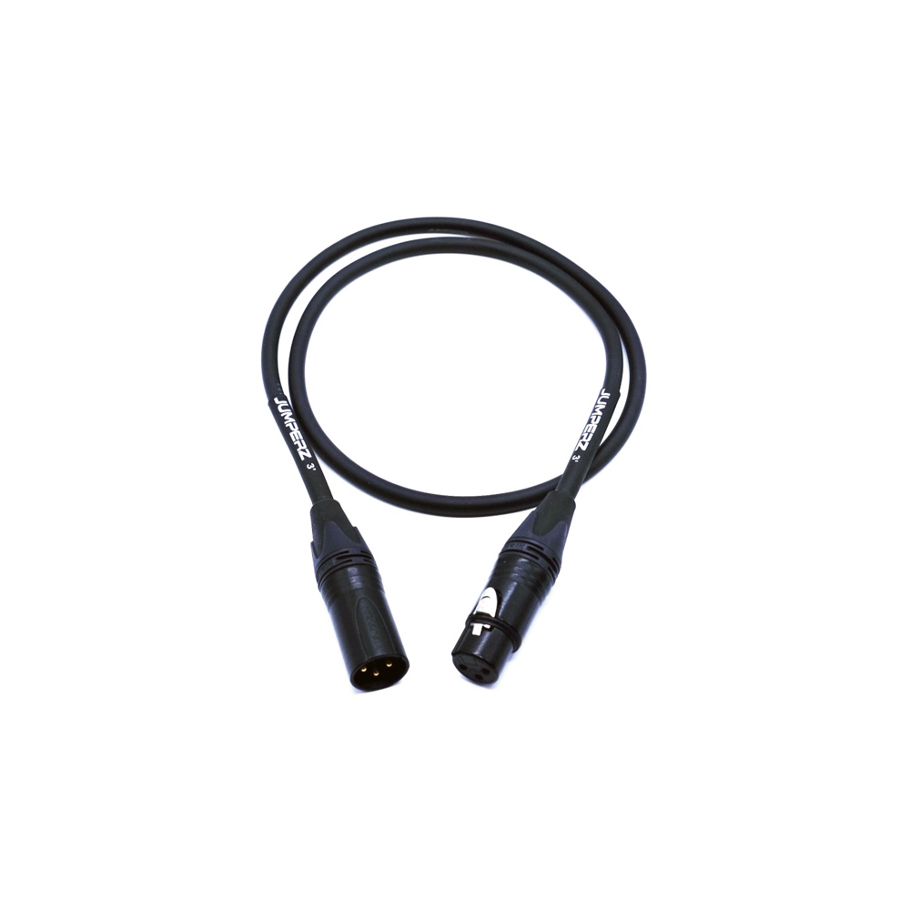 JUMPERZ Studio Gold Microphone Cable (XLRf-XLRm, JZGM)