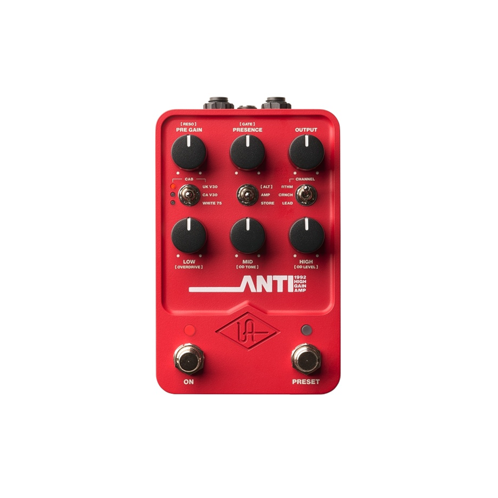 Universal Audio UAFX ANTI 1992 High Gain Amp 메탈스타일 앰프 시뮬레이터 페달