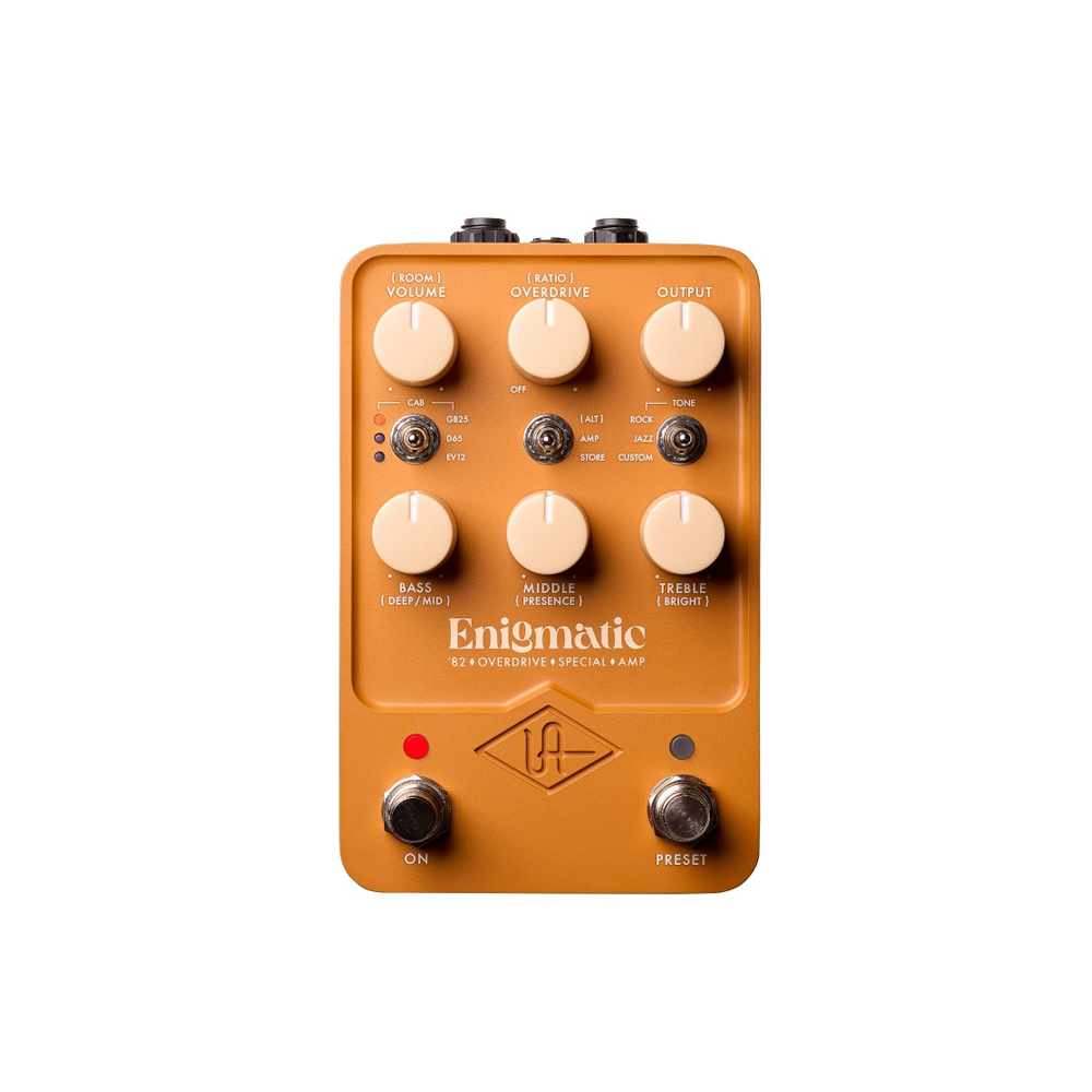 Universal Audio UAFX Enigmatic '82 Overdrive Special Amp 진공관 앰프 시뮬레이터