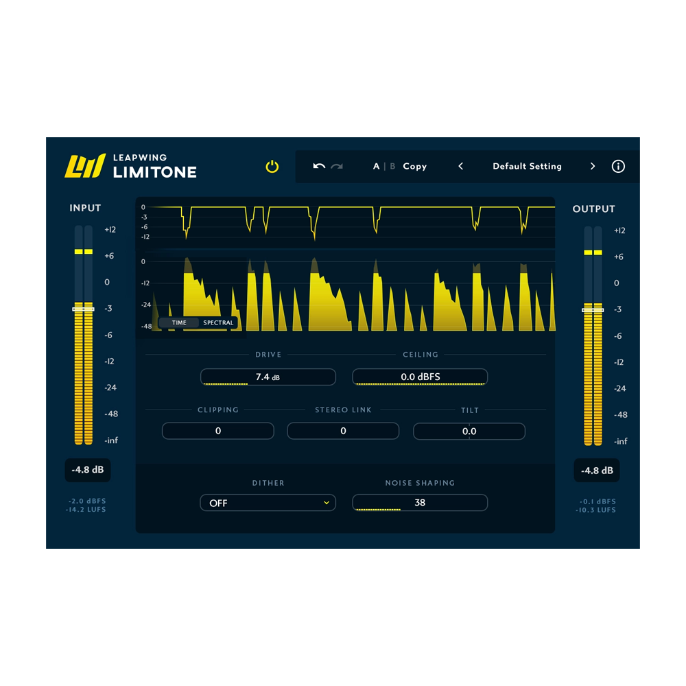 Leapwing Audio LimitOne 플러그인 limiting & clipping 립윙오디오 Plugin