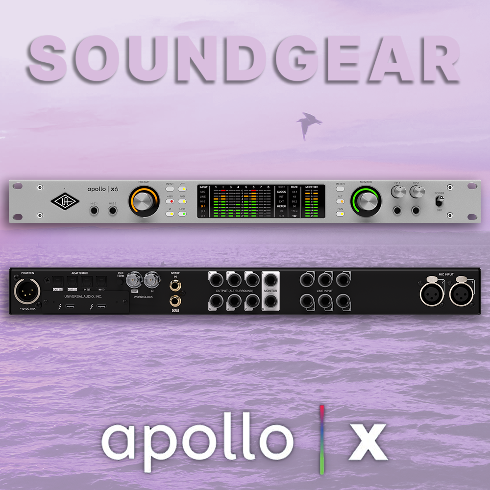 아폴로 X6 2세대 썬더볼트 Apollo X6 Gen2 UAD 오디오인터페이스