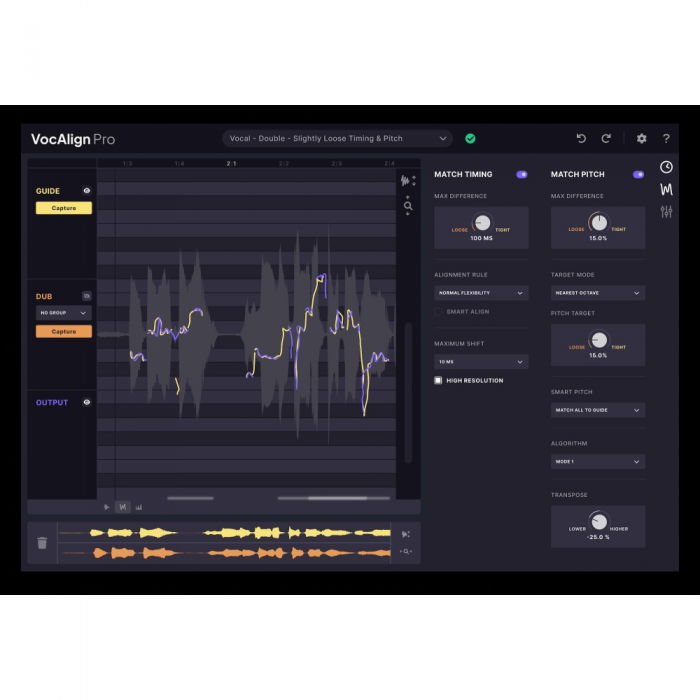 Synchro Arts VocAlign 6 Pro Crossgrade from RePitch or Revoice Pro