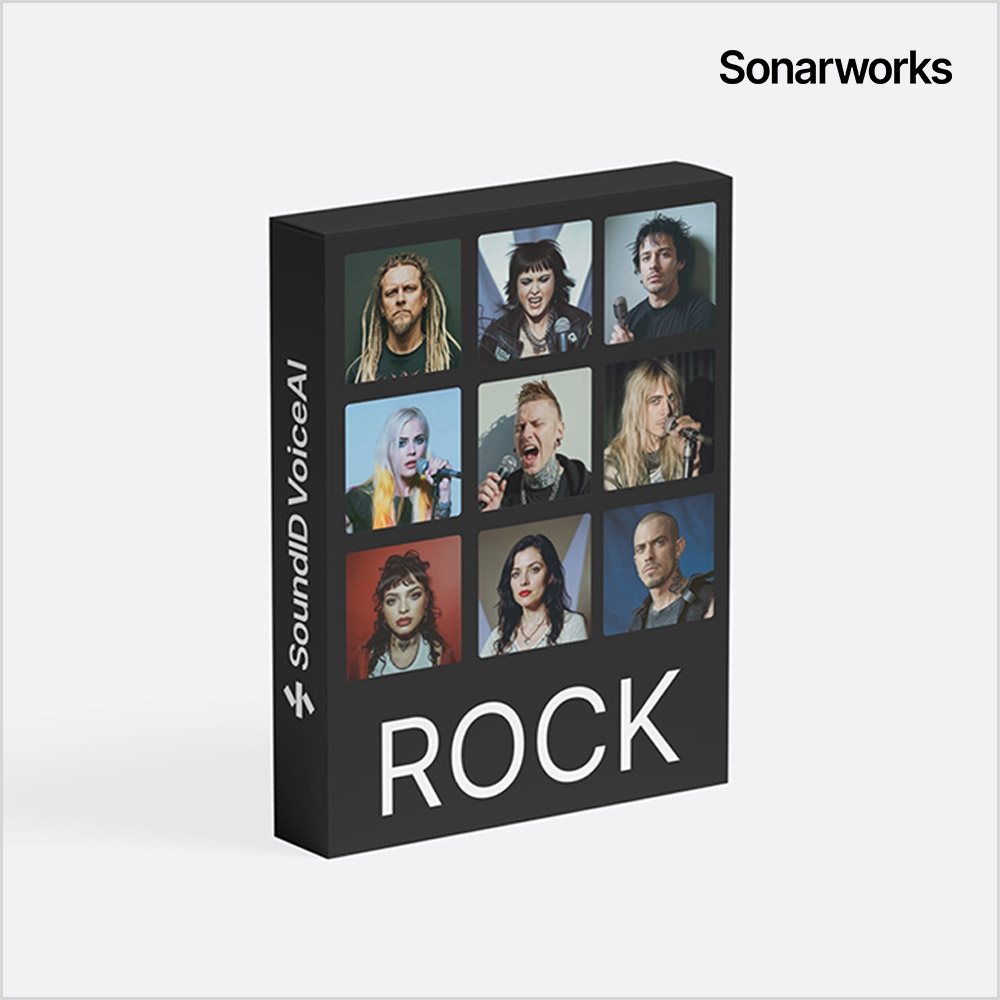 SoundID VoiceAI Rock Voices Expansion Pack 소나웍스 사운드아이디 보이스AI 목소리 변환 플러그인 락 보이스 확장팩