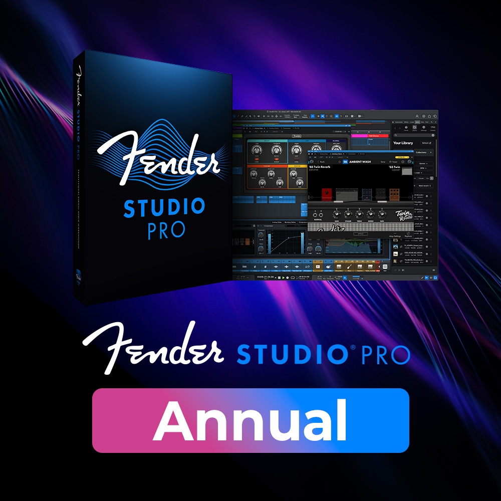 Fender Studio Pro Annual (1year) 펜더 스튜디오 프로 애뉴얼 플러스 1년 구독권 (구 스튜디오원 / Studio One)
