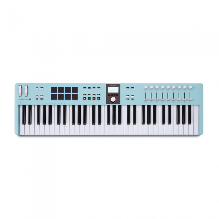 Arturia KeyLab Essential MK3 61 - Aquamarine 아투리아 에센셜 마스터 키보드 미디 컨트롤러 아쿠아마린