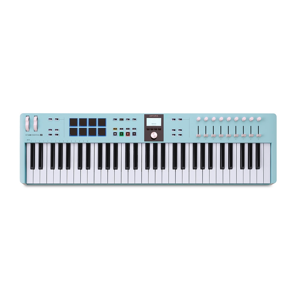 Arturia KeyLab Essential MK3 61 - Aquamarine 아투리아 에센셜 마스터 키보드 미디 컨트롤러 아쿠아마린