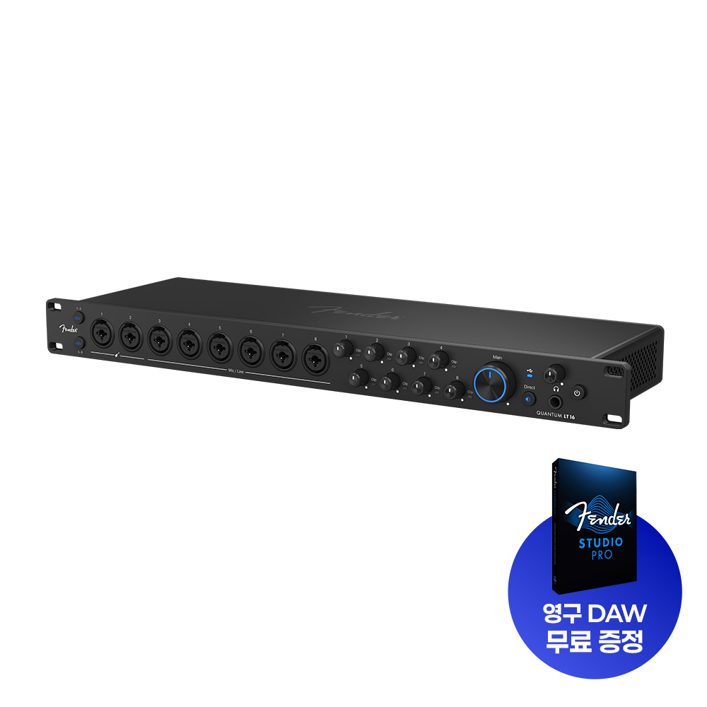 Fender Studio Quantum LT 16 펜더스튜디오 퀀텀 LT 16 오디오 인터페이스