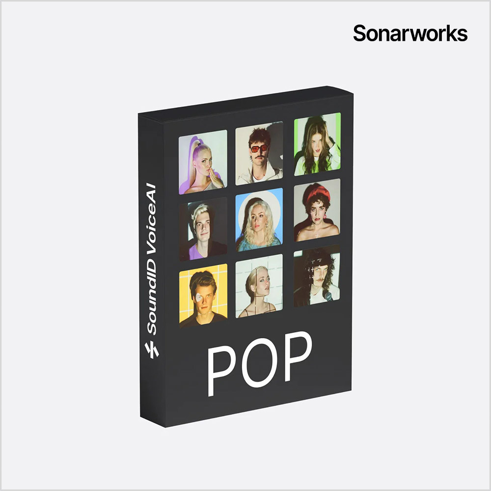 SoundID VoiceAI Pop Voices Expansion Pack 소나웍스 사운드아이디 보이스AI 목소리 변환 플러그인 팝 보이스 확장팩