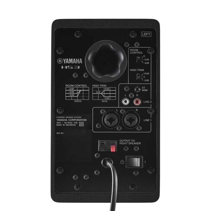 Yamaha HS3B 블랙 스튜디오 모니터 스피커 (1조) 야마하