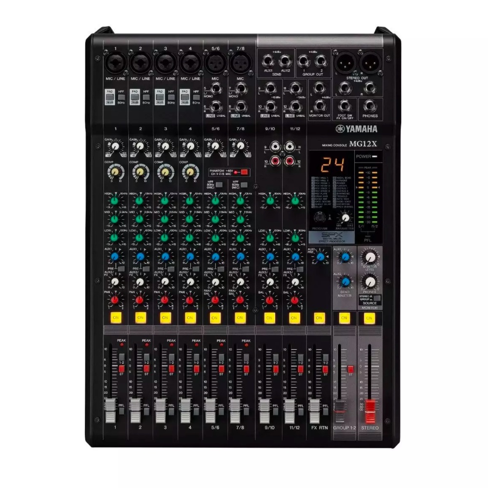 Yamaha MG12XCV 야마하 12채널 믹싱 콘솔 이펙터