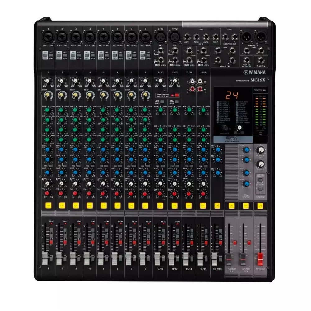 Yamaha MG16XCV 야마하 16채널 믹싱 콘솔 이펙터