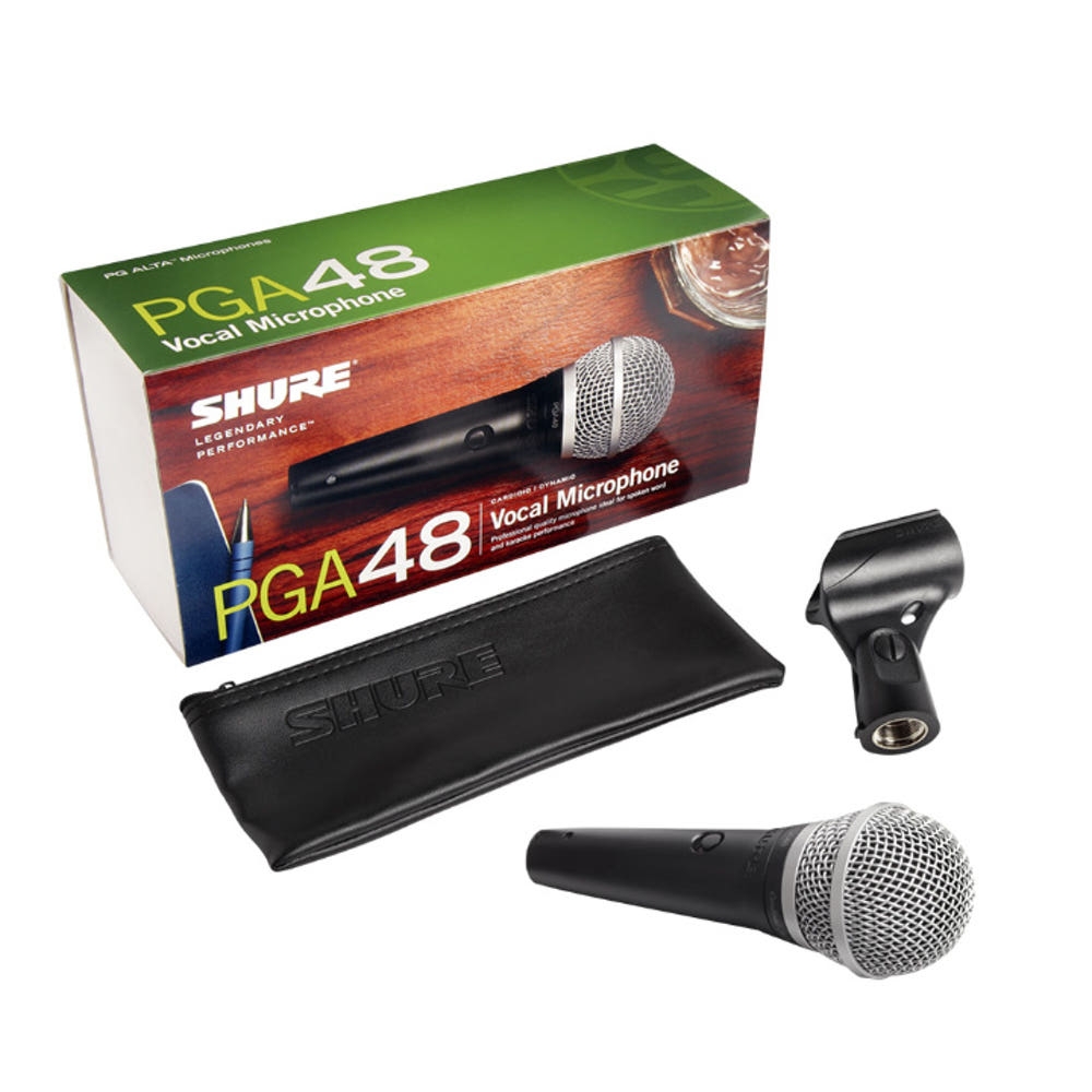 SHURE PGA48-LC 슈어 보컬용 다이나믹 마이크 단일지향성