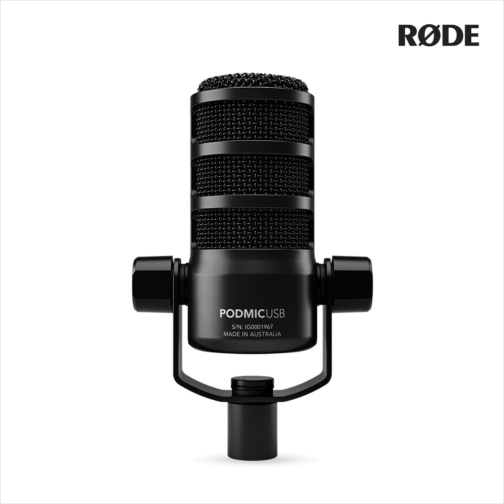 RODE PODMIC USB / 로데 USB 마이크 개인 방송 장비 유튜버 팟캐스트 (블랙/화이트)