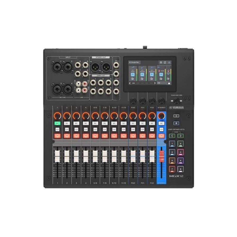 Yamaha MGX12 야마하 18채널 디지털 믹싱 콘솔 (블랙/화이트)