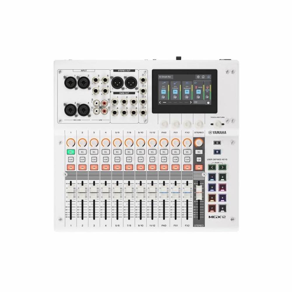 Yamaha MGX12 야마하 18채널 디지털 믹싱 콘솔 (블랙/화이트)