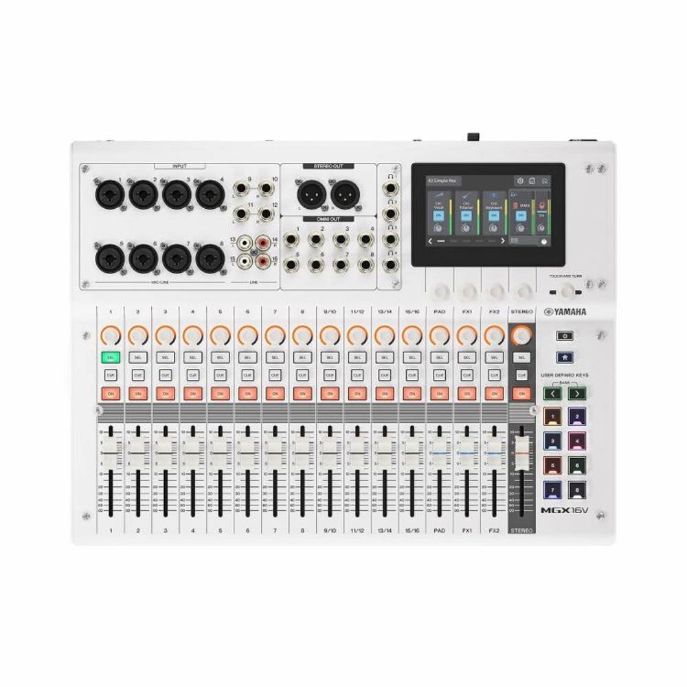Yamaha MGX16V 야마하 22채널 디지털 믹싱 콘솔 HDMI 지원 (블랙/화이트)