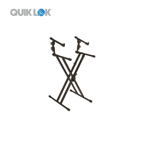 QuikLok QL642 퀵락 전문가용 2단 X자형 키보드 스탠드