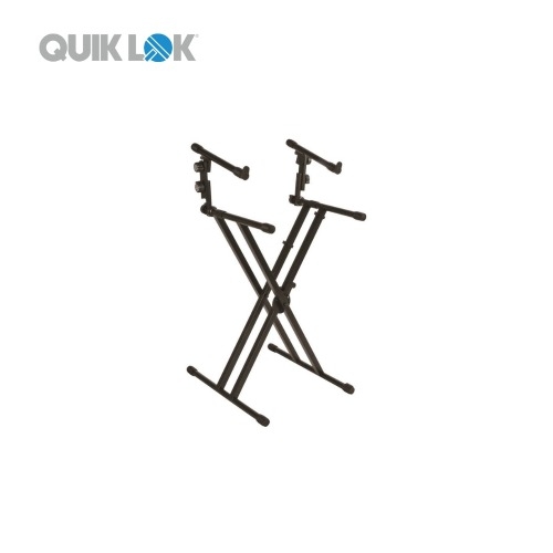 QuikLok QL642 퀵락 전문가용 2단 X자형 키보드 스탠드