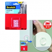 3M 스카치 소음방지범퍼 1.2cmX18입 싱크대 선반 서랍 욕실발판 충격흡수