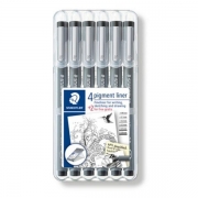 스테들러 피그먼트라이너세트 6본 308SB6P STAEDTLER