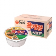 농심 육개장 사발면86g24개입 컵라면