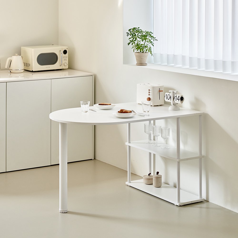 포더홈 반올 테이블 식탁 1000 / 1200