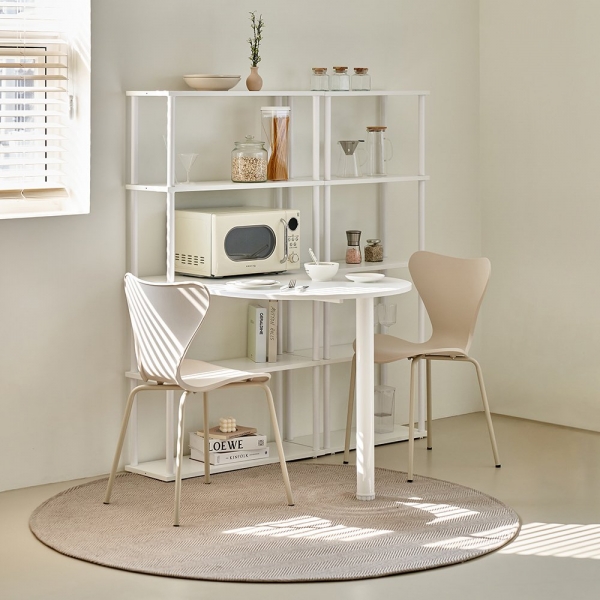 포더홈 반올 테이블 식탁 1000 / 1200