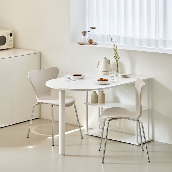 포더홈 반올 테이블 식탁 1000 / 1200