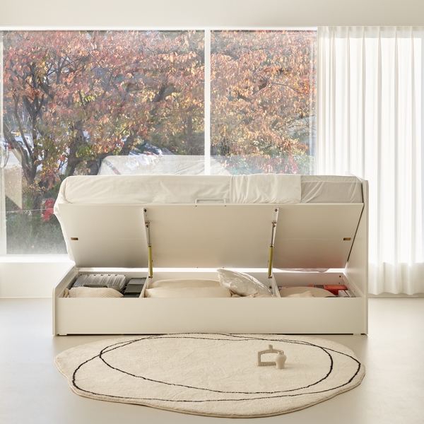 포더홈 블랭크 E0 리프트업 수납침대 슈퍼싱글 (높이선택/프레임)