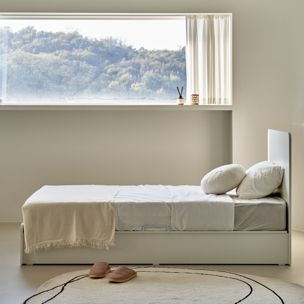 포더홈 블랭크 E0 리프트업 수납침대 슈퍼싱글 (높이선택/프레임)