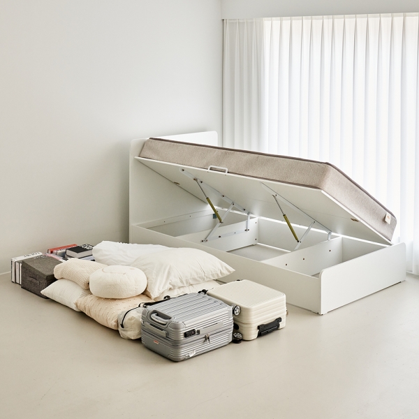 포더홈 블랭크 E0 리프트업 수납침대 슈퍼싱글 (높이선택/프레임)