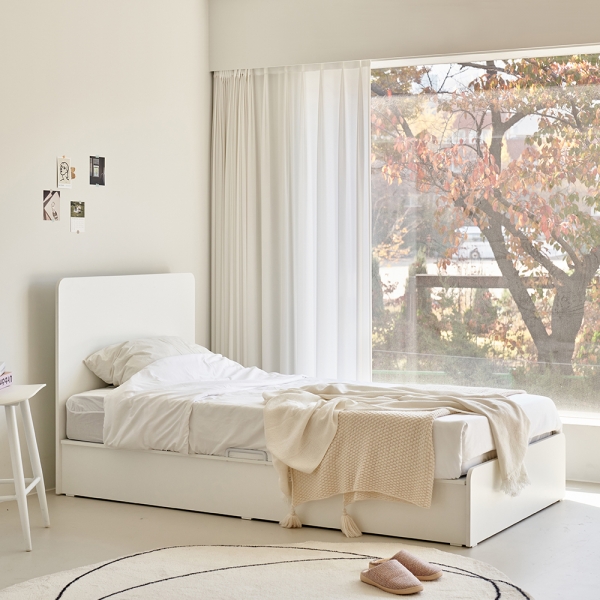 포더홈 블랭크 E0 리프트업 수납침대 슈퍼싱글 (높이선택/프레임)