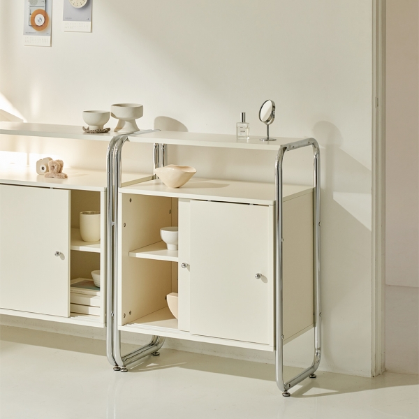 포더홈 어라운드 (E0) 미드센츄리 모듈 선반 슬라이딩 수납장 시리즈