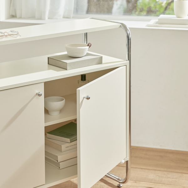 포더홈 어라운드 (E0) 미드센츄리 모듈 선반 슬라이딩 수납장 시리즈