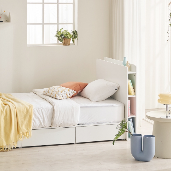 포더홈 피즈 LED 수납침대 프레임 멀티수납형 SS/Q