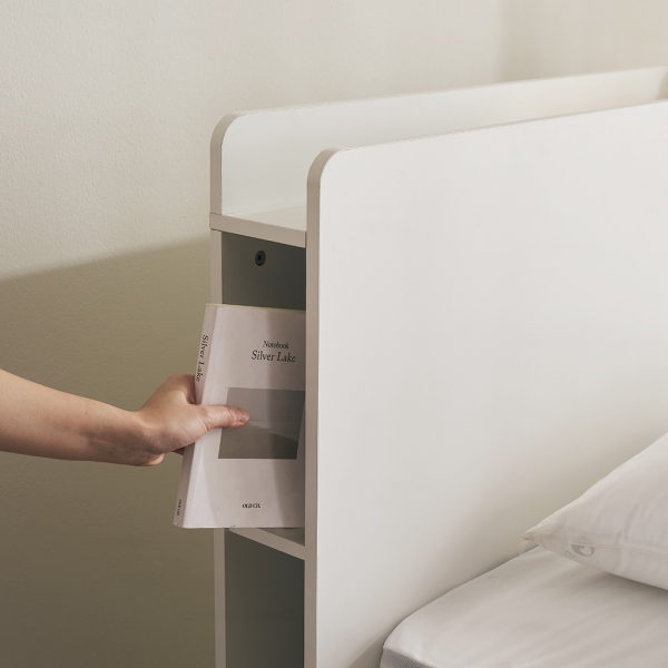 포더홈 피즈 LED 수납침대 프레임 멀티수납형 SS/Q