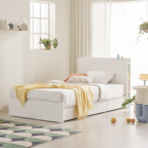 포더홈 피즈 LED 수납침대 프레임 멀티수납형 SS/Q