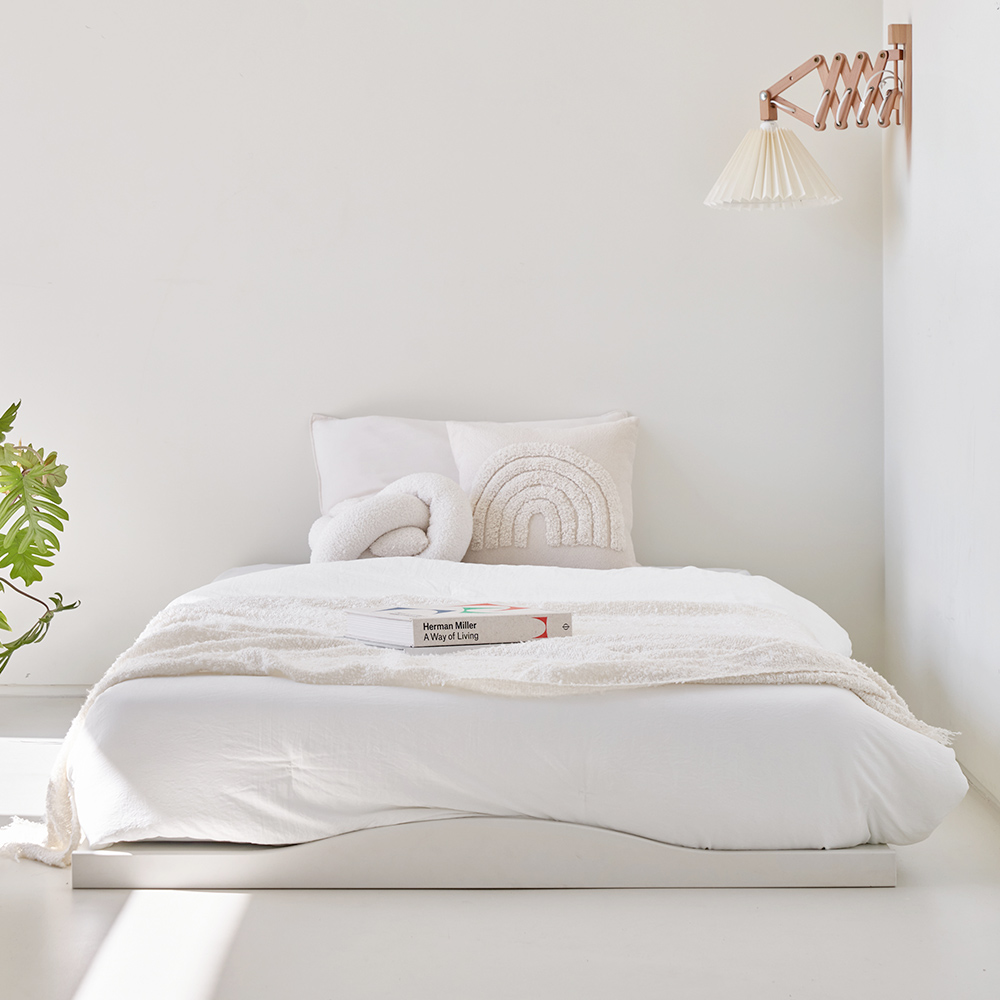 누우니 저상침대 프레임 매트리스 깔판 SS/Q