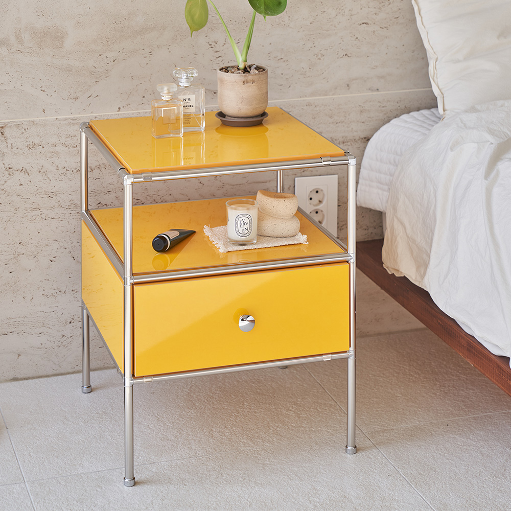 무디 미드센추리 모듈 선반 협탁 (상부/하부) 7colors