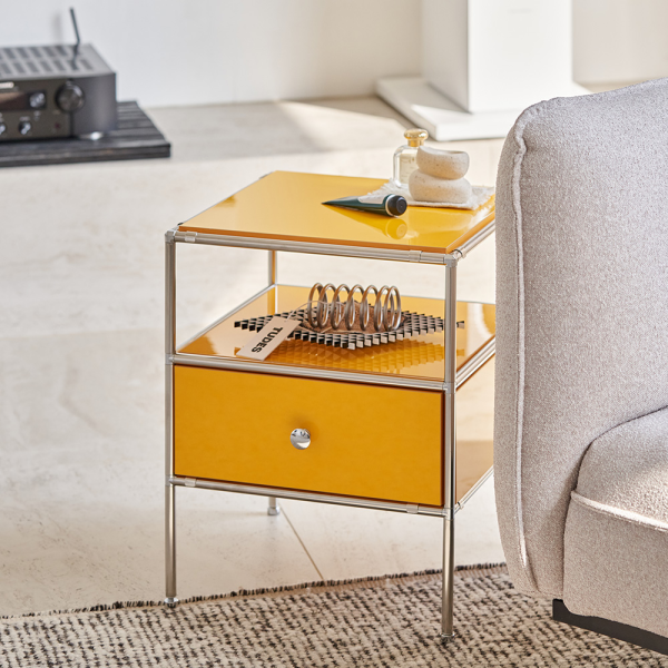 무디 미드센추리 모듈 선반 협탁 (상부/하부) 7colors