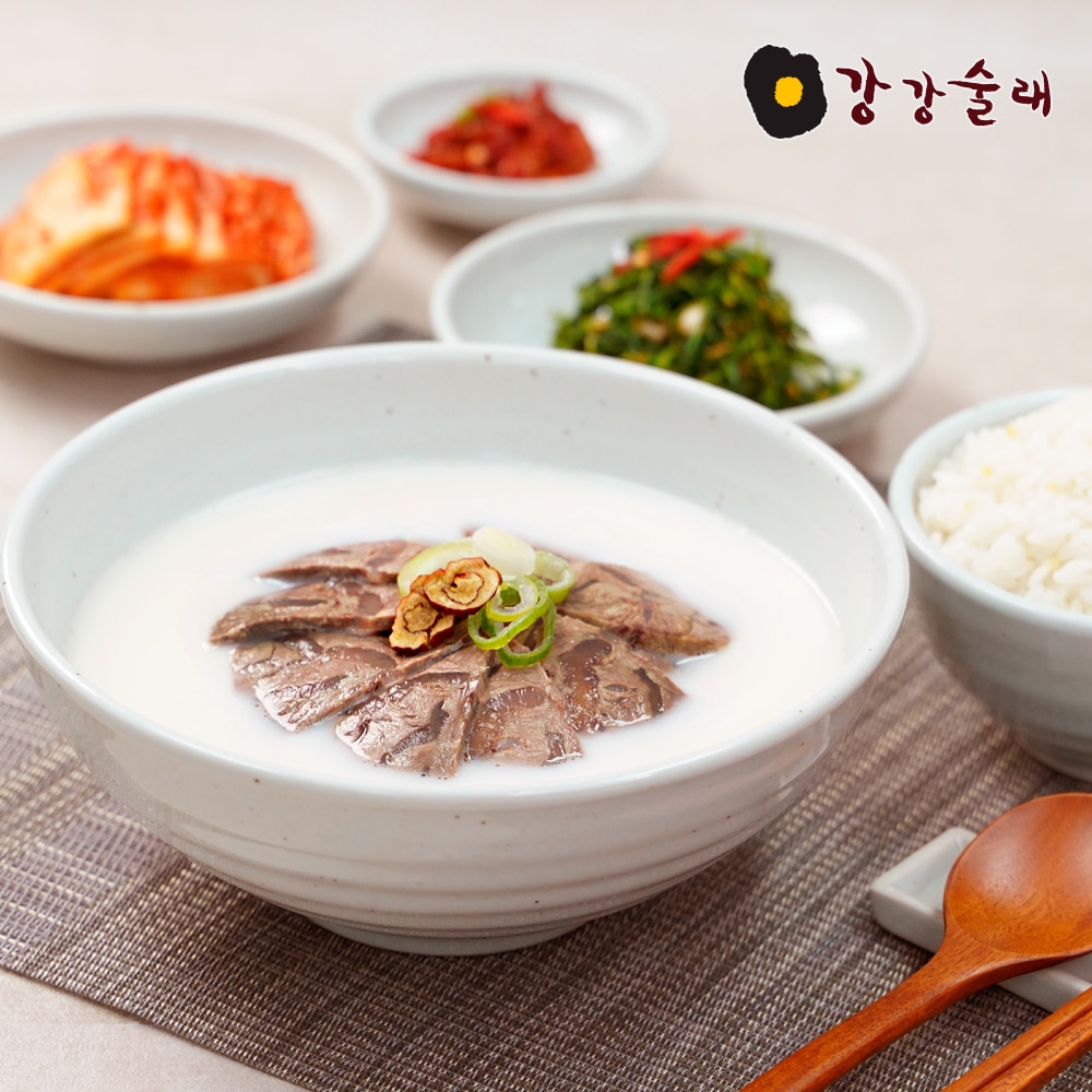 <11,000원의 행복>[강강술래] 한우사골곰탕 500g x2팩