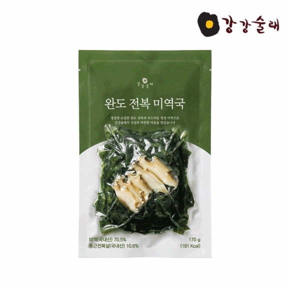 [강강술래] 완도 전복미역국 170g x4팩