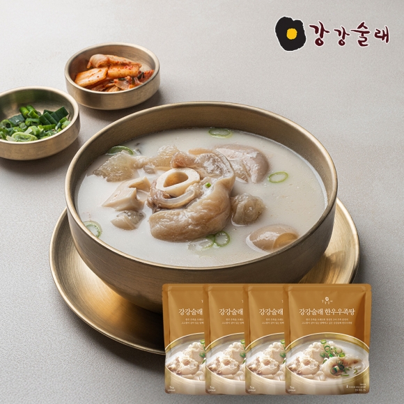 [강강술래] 한우 우족탕 1kg x 4팩