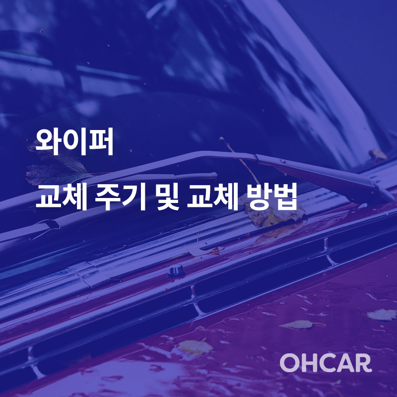 와이퍼 교체 주기 및 교체 방법
