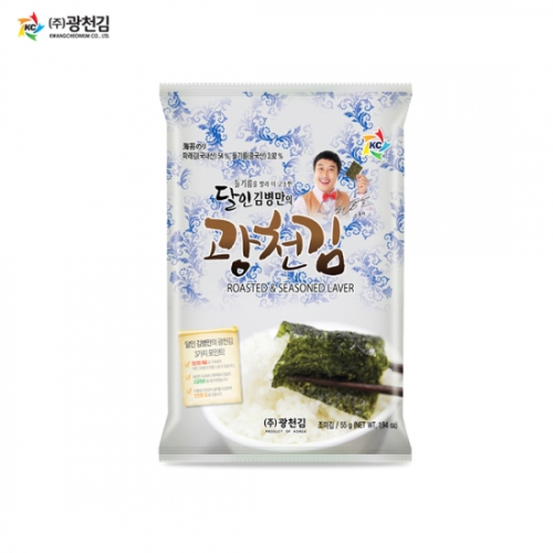 달인 광천김 파래전장(대) 55g