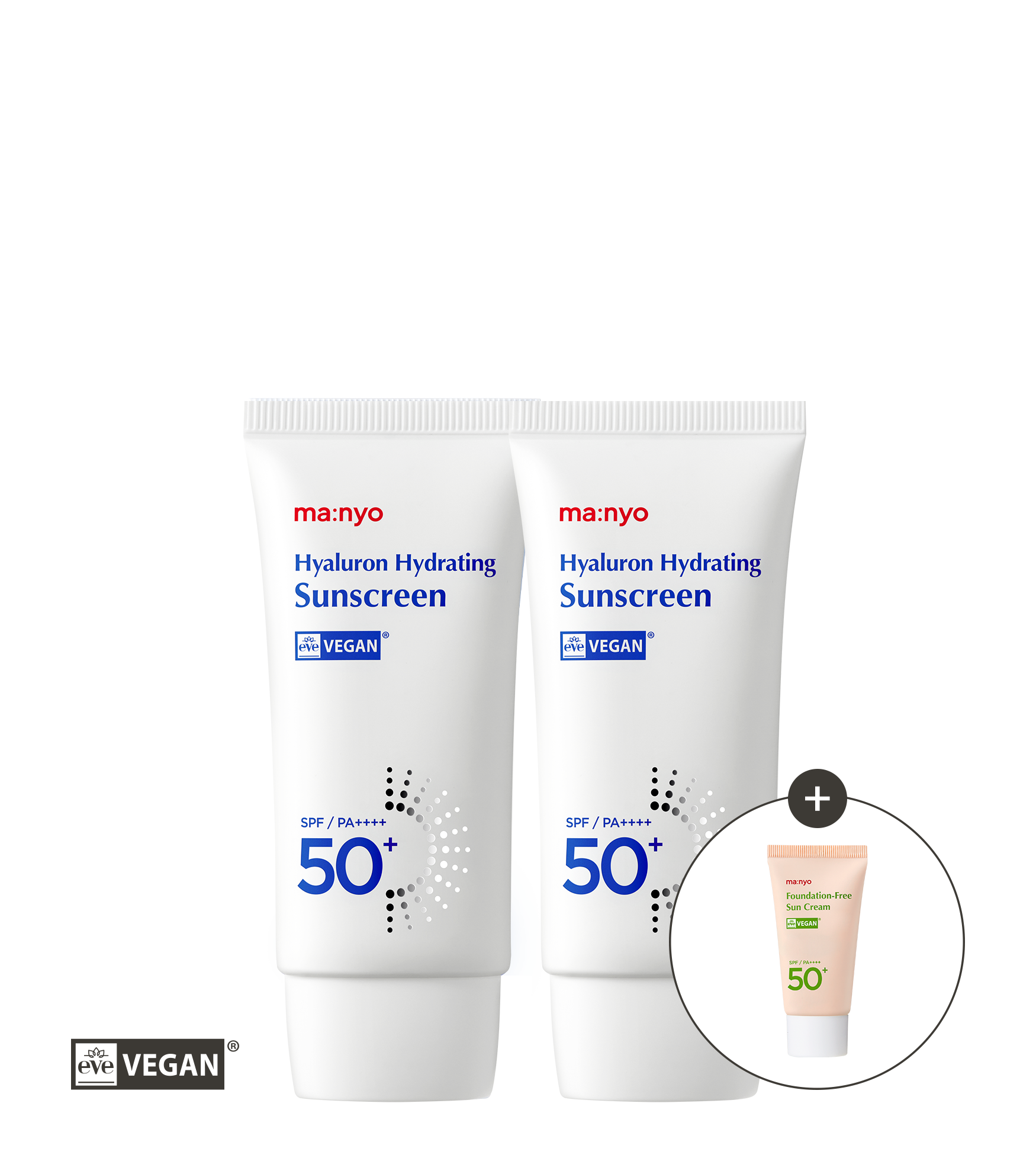 [1+1] 히알루론 하이드레이팅 선크림 50ml (+증정)